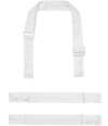 PR191 Premier Swap and Pop Customisable Apron Straps White colour image
